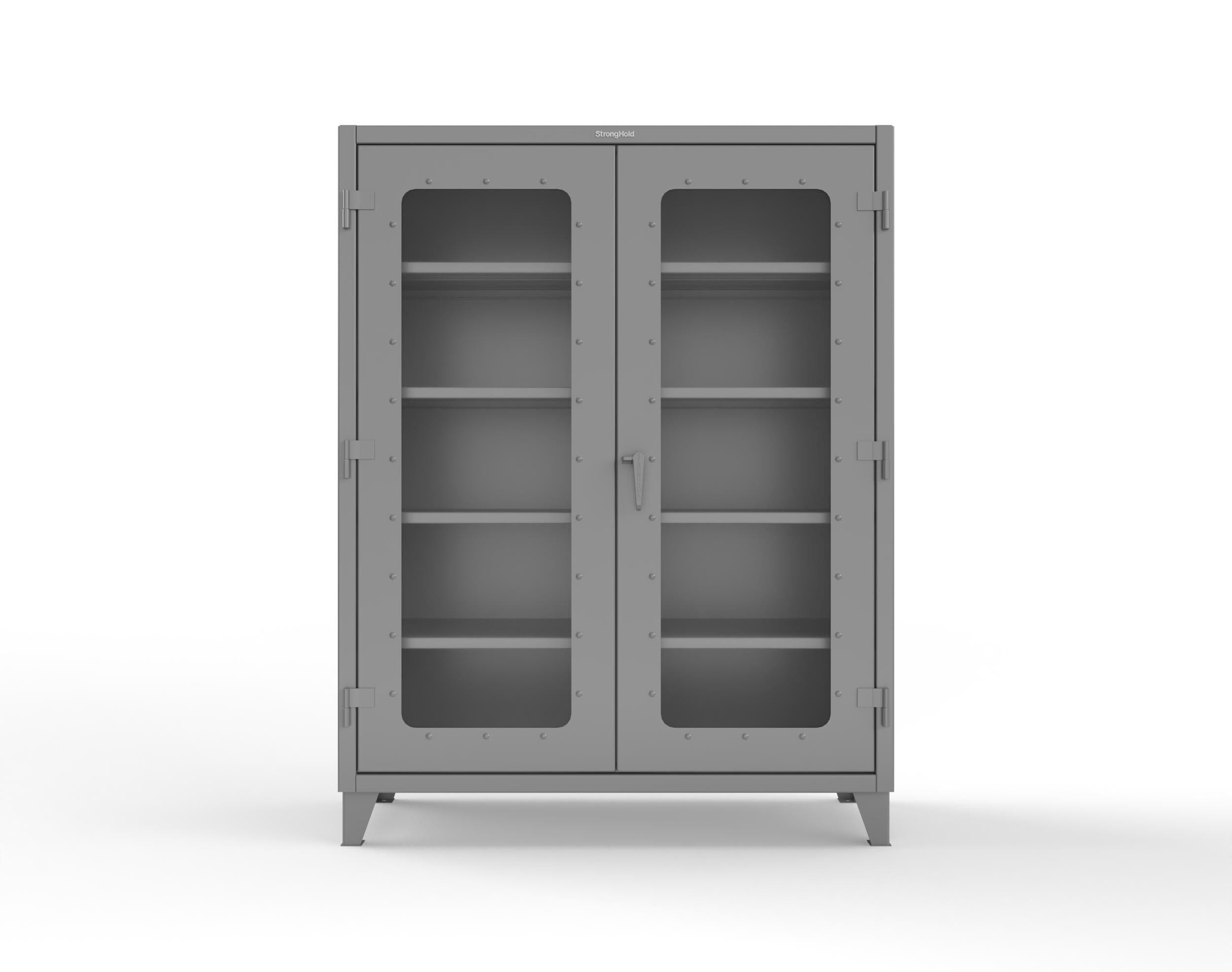 Strong Hold 56-LD-244-7037 Clearview Cabinet 60 x 24 x 78 Dusty Gray